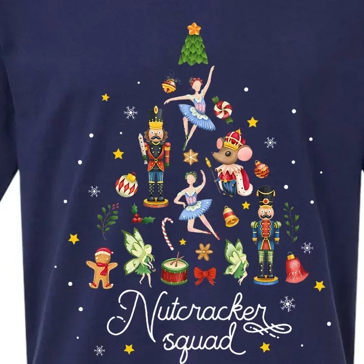 Christmas Nutcracker Squad Ballet Dance Kids Sueded Cloud Jersey T-Shirt