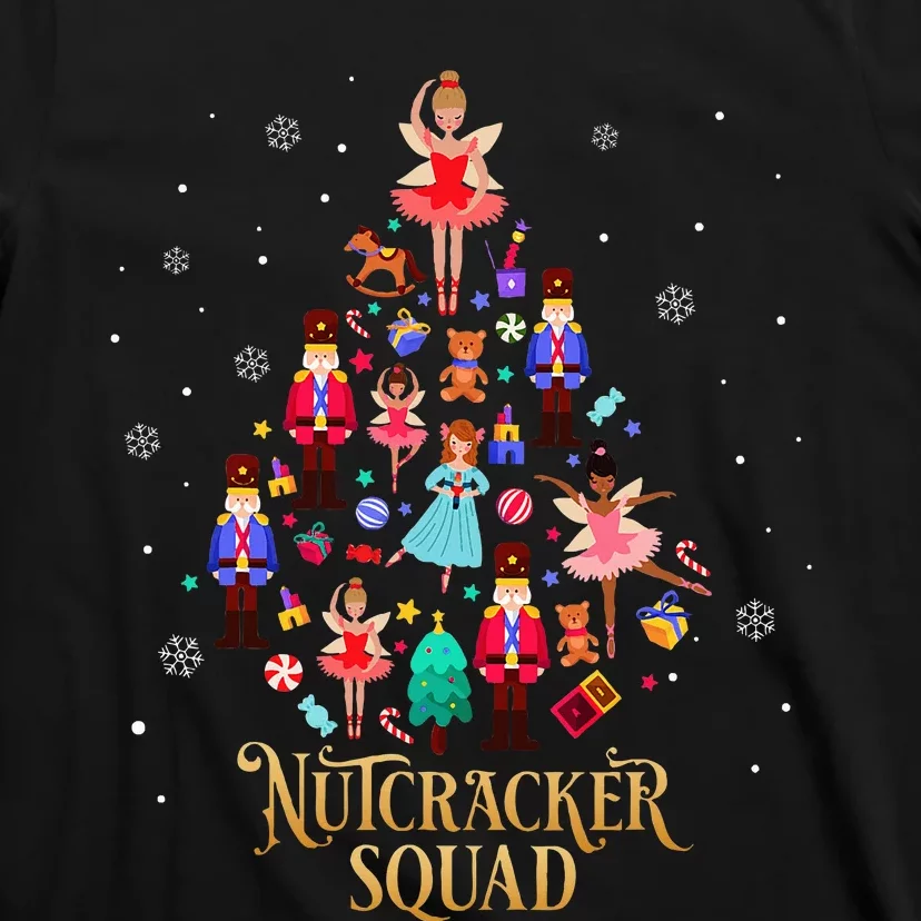 Christmas Nutcracker Squad Ballet Dance T-Shirt