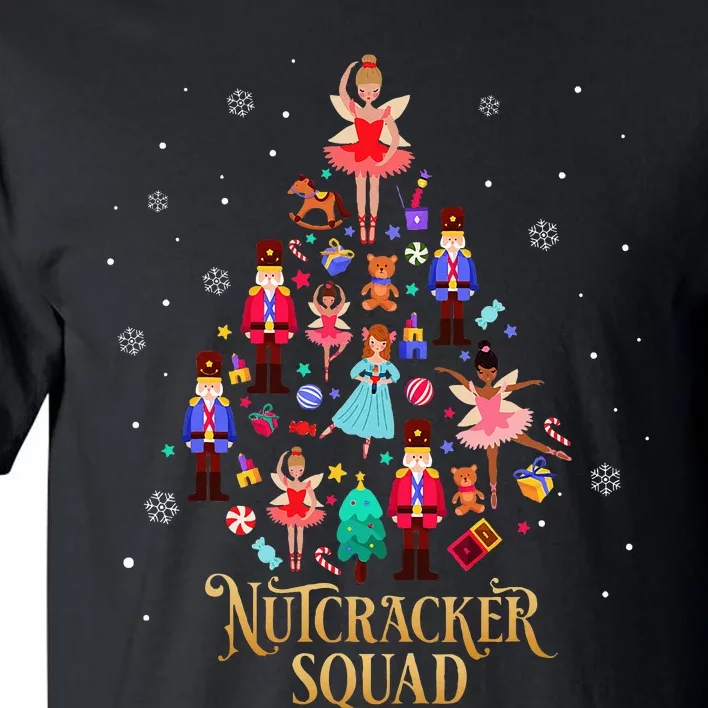 Christmas Nutcracker Squad Ballet Dance Tall T-Shirt