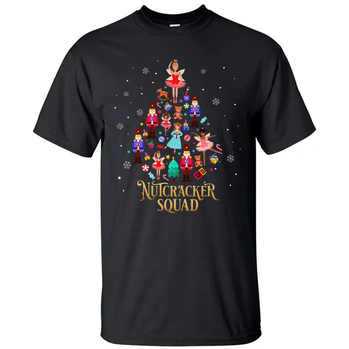 Christmas Nutcracker Squad Ballet Dance Tall T-Shirt