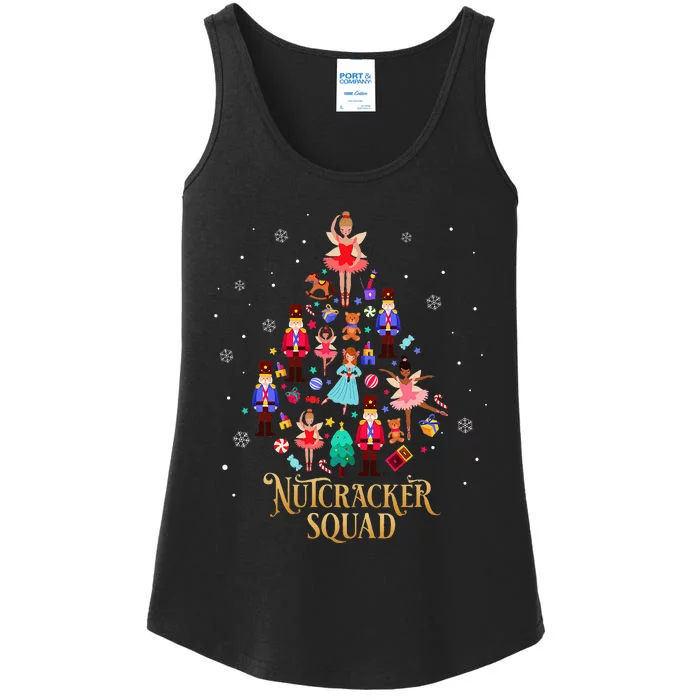 Christmas Nutcracker Squad Ballet Dance Ladies Essential Tank