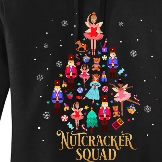 Christmas Nutcracker Squad Ballet Dance Women's Pullover Hoodie