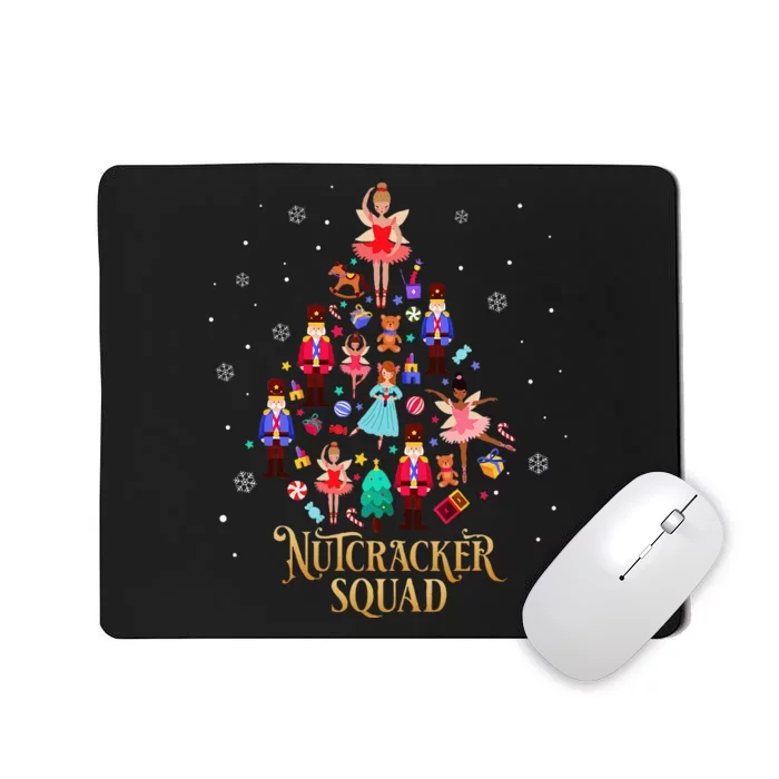 Christmas Nutcracker Squad Ballet Dance Mousepad