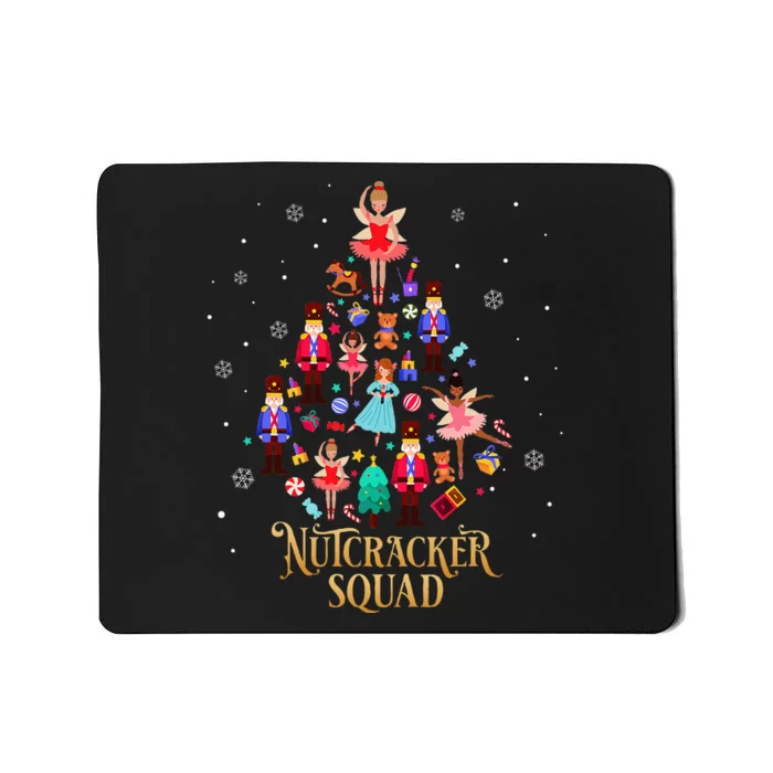 Christmas Nutcracker Squad Ballet Dance Mousepad