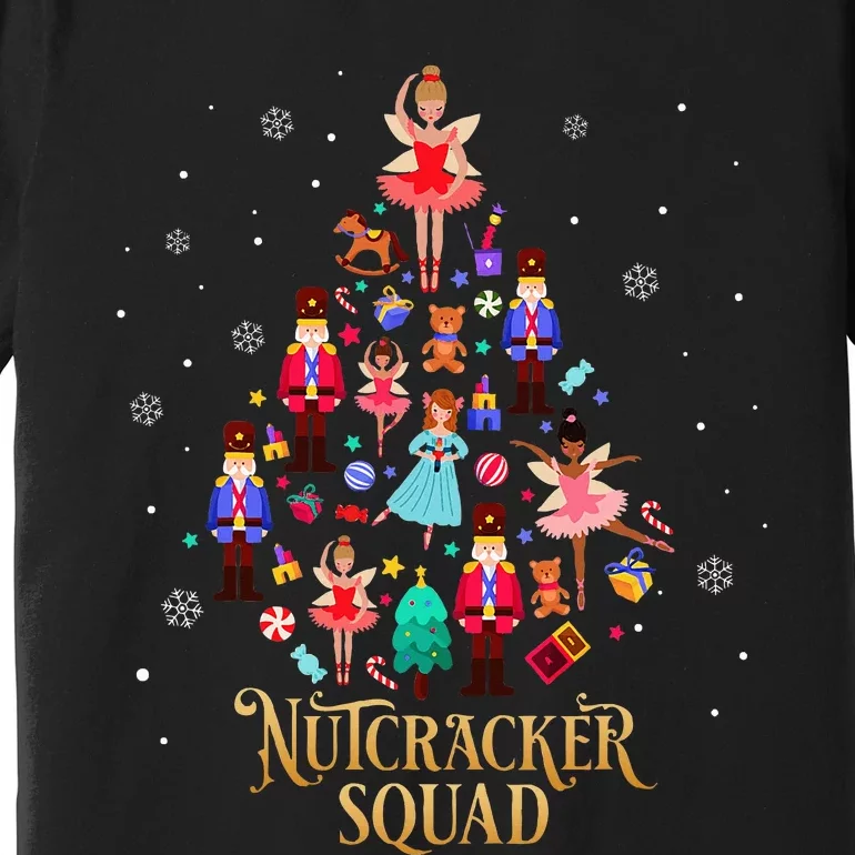 Christmas Nutcracker Squad Ballet Dance Premium T-Shirt