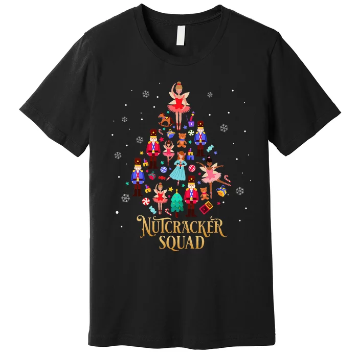 Christmas Nutcracker Squad Ballet Dance Premium T-Shirt