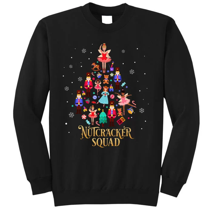 Christmas Nutcracker Squad Ballet Dance Tall Sweatshirt