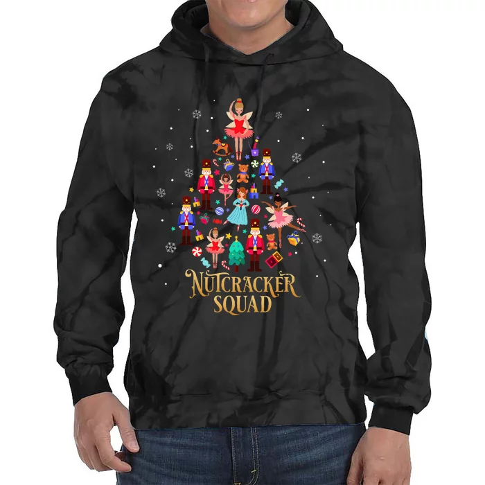 Christmas Nutcracker Squad Ballet Dance Tie Dye Hoodie