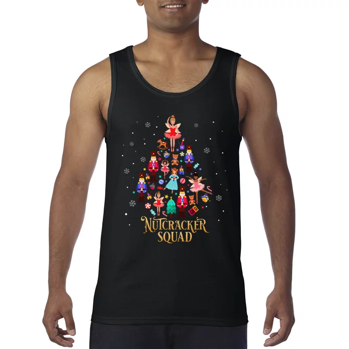 Christmas Nutcracker Squad Ballet Dance Tank Top