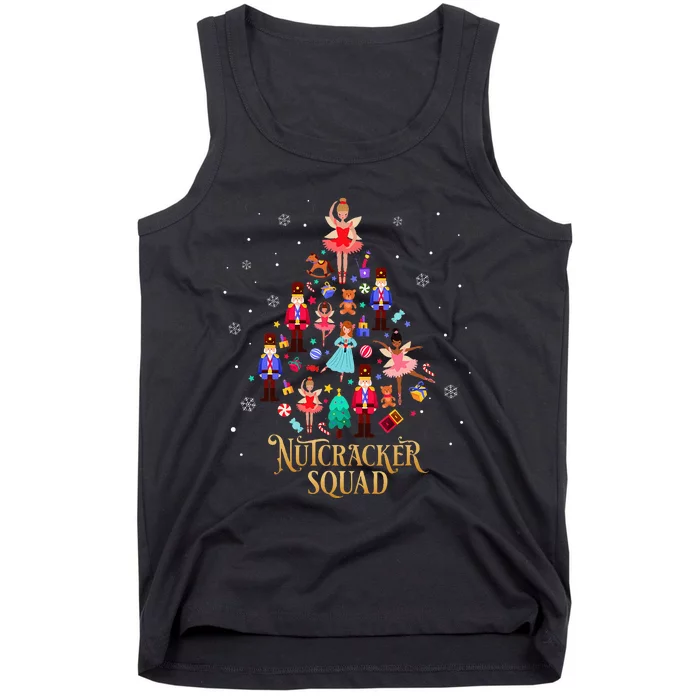 Christmas Nutcracker Squad Ballet Dance Tank Top