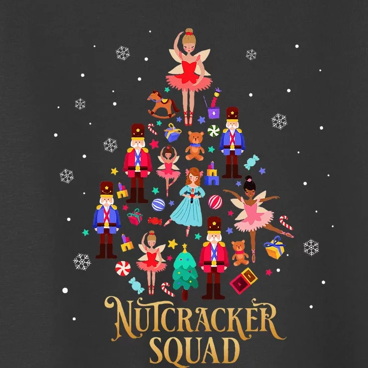 Christmas Nutcracker Squad Ballet Dance Toddler T-Shirt