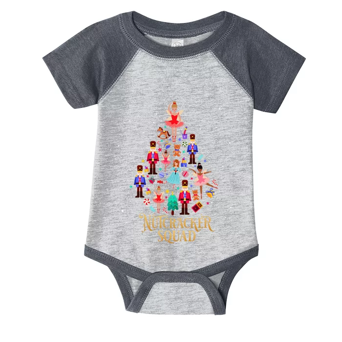 Christmas Nutcracker Squad Ballet Dance Infant Baby Jersey Bodysuit