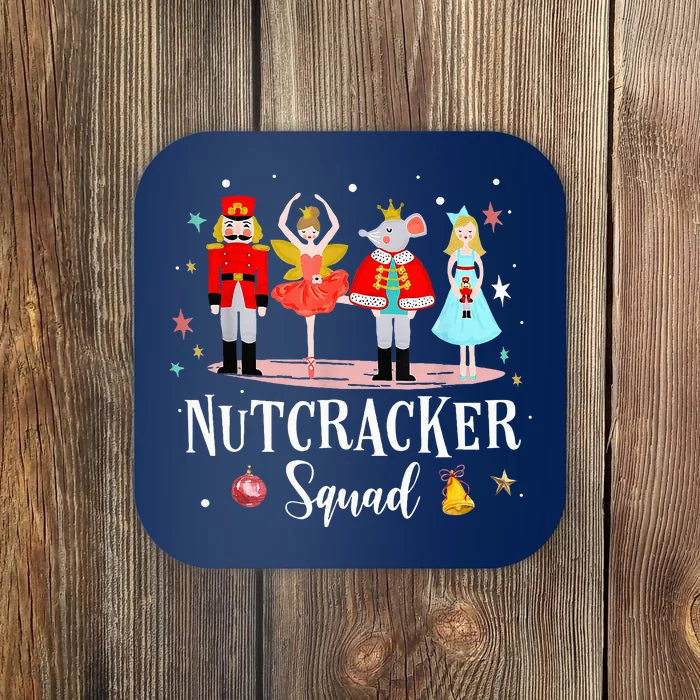 Christmas Nutcracker Squad Ballet Dance Coaster