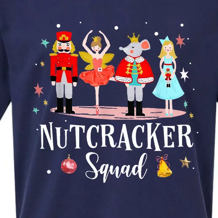 Christmas Nutcracker Squad Ballet Dance Sueded Cloud Jersey T-Shirt