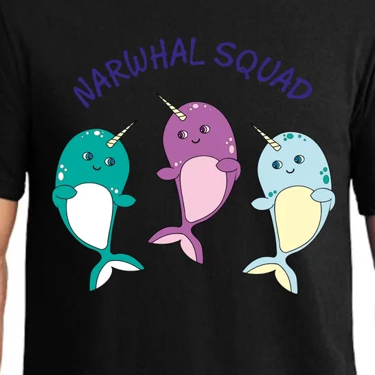 Cool Narwhal Squad Gift Meaningful Gift Funny Birthday Gift Pajama Set