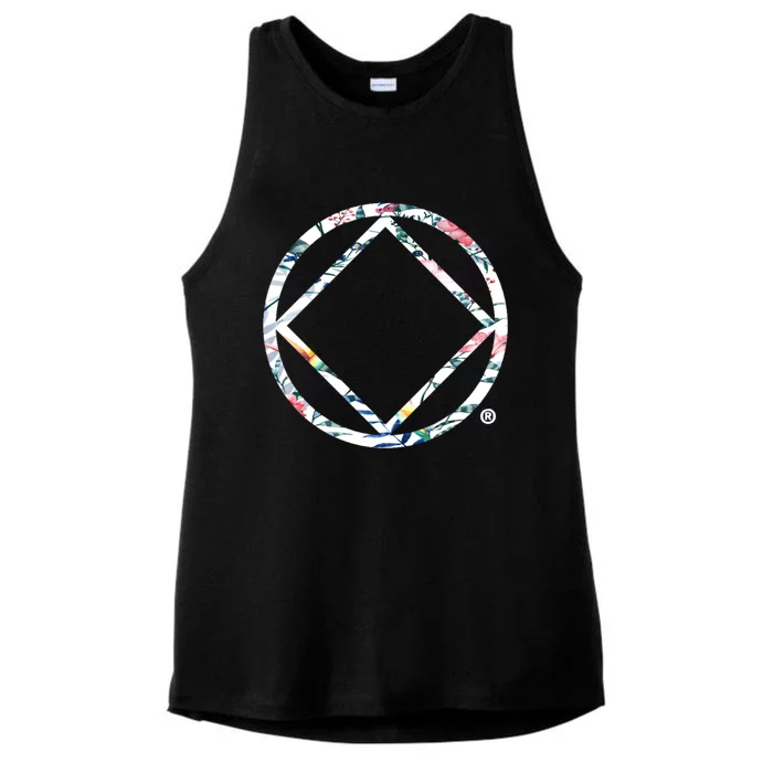 Cool Na Symbol Narcotics Anonymous Na Aa Funny Gift Ladies Tri-Blend Wicking Tank