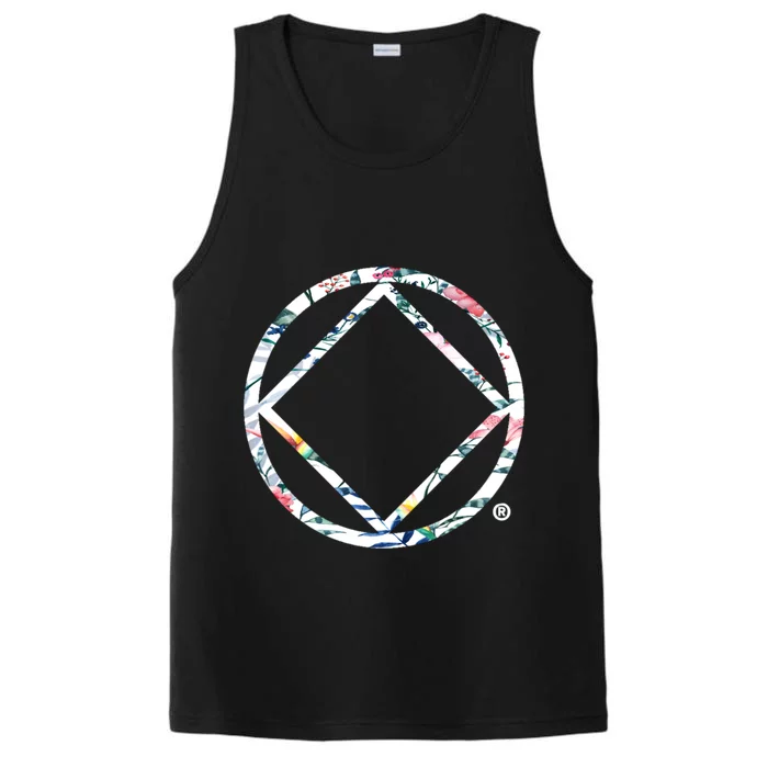 Cool Na Symbol Narcotics Anonymous Na Aa Funny Gift Performance Tank