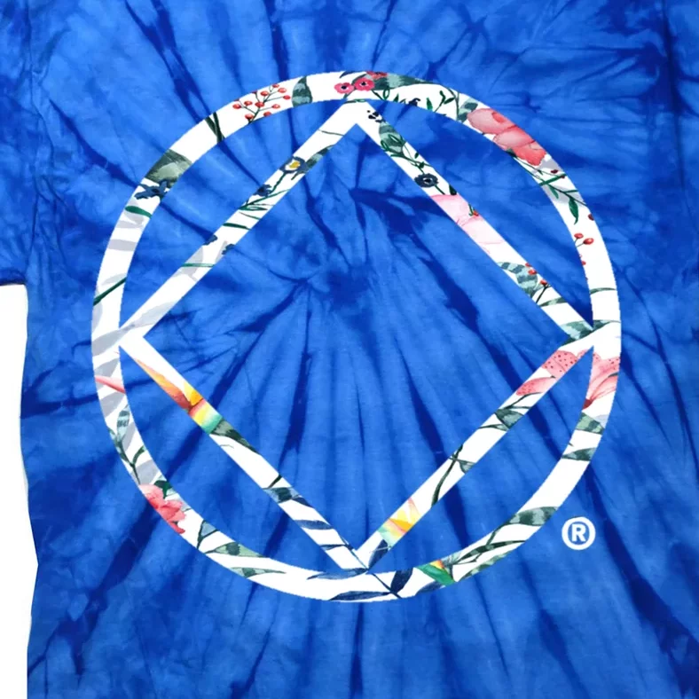 Cool Na Symbol Narcotics Anonymous Na Aa Funny Gift Tie-Dye T-Shirt