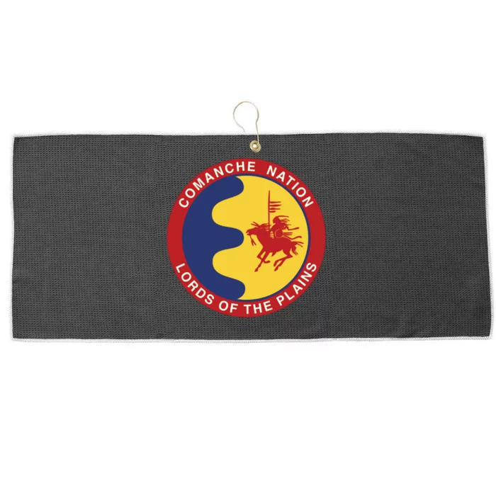 Comanche Nation Seal: Lords Of The Plains Large Microfiber Waffle Golf Towel