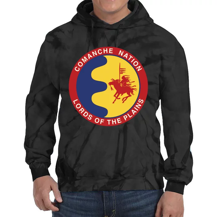 Comanche Nation Seal: Lords Of The Plains Tie Dye Hoodie