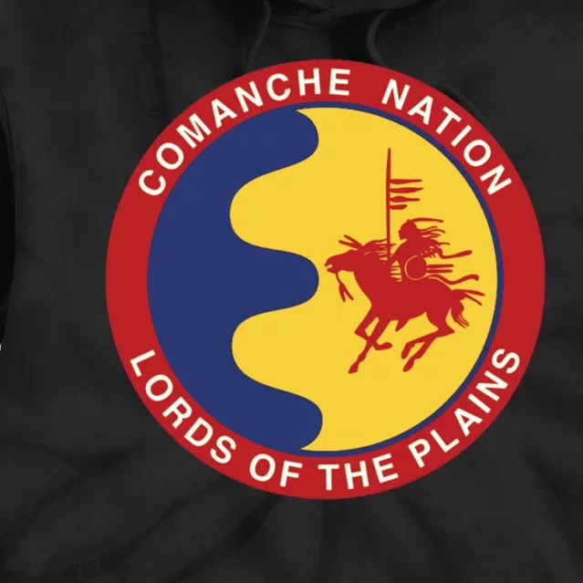 Comanche Nation Seal: Lords Of The Plains Tie Dye Hoodie