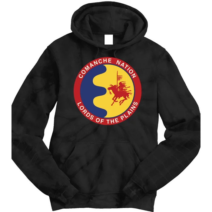 Comanche Nation Seal: Lords Of The Plains Tie Dye Hoodie