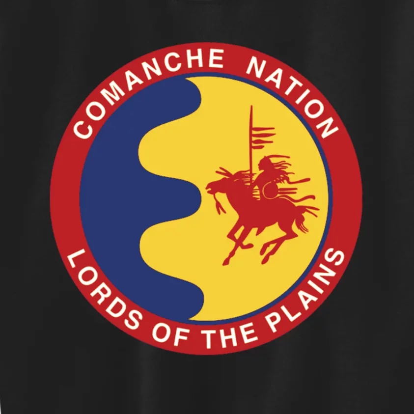 Comanche Nation Seal: Lords Of The Plains Kids Sweatshirt