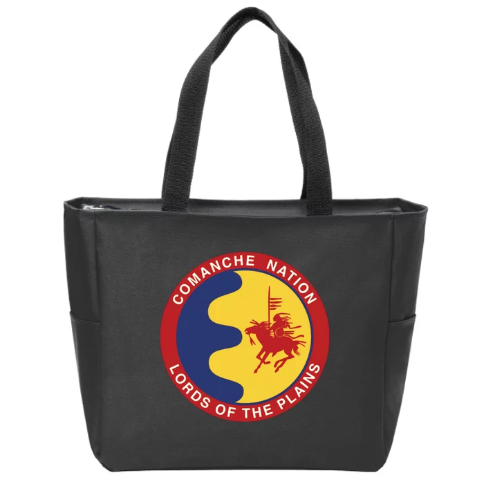 Comanche Nation Seal: Lords Of The Plains Zip Tote Bag