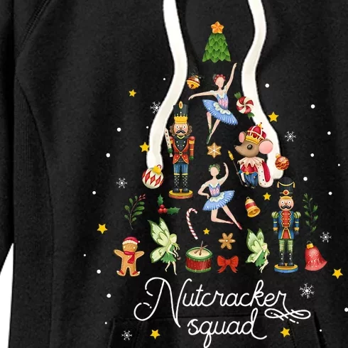 Christmas Nutcracker Squad Ballet Dance Women's Fleece Hoodie