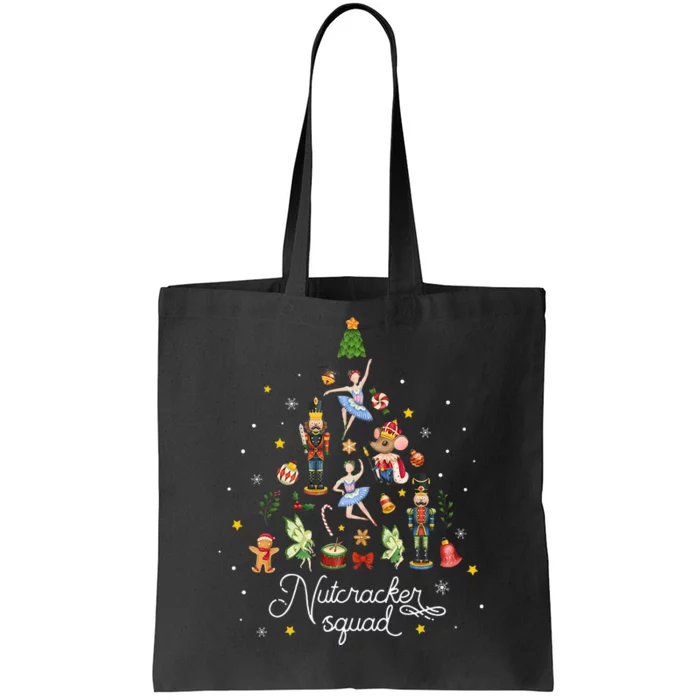 Christmas Nutcracker Squad Ballet Dance Tote Bag