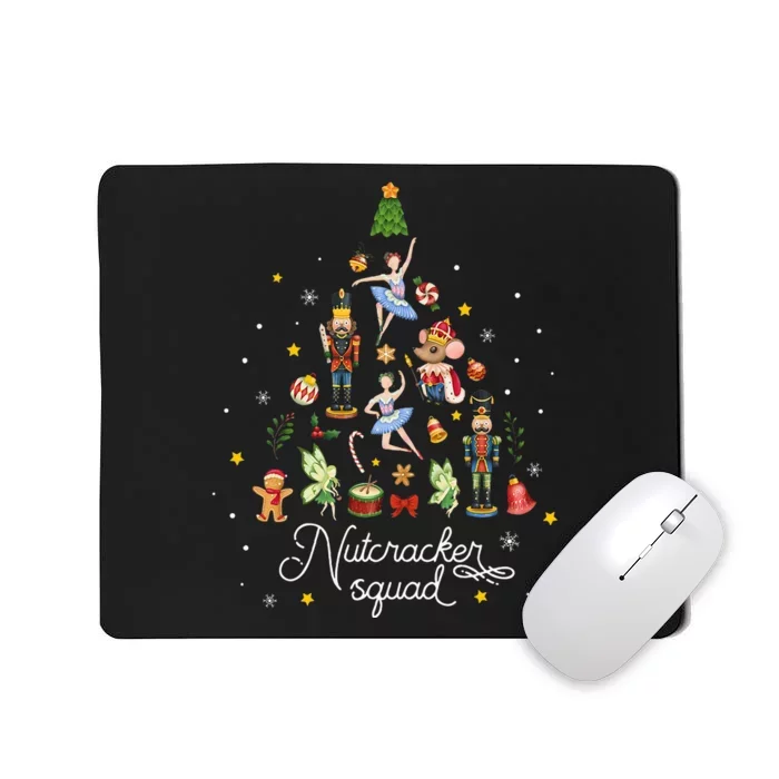 Christmas Nutcracker Squad Ballet Dance Mousepad