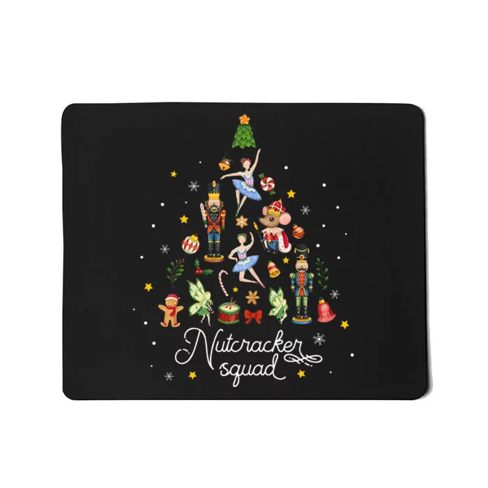 Christmas Nutcracker Squad Ballet Dance Mousepad