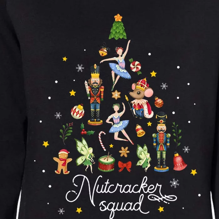 Christmas Nutcracker Squad Ballet Dance Womens California Wash Sweatshirt