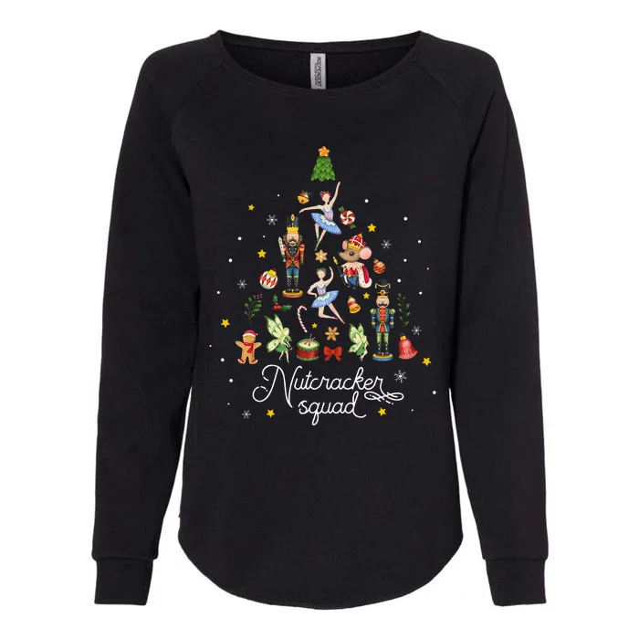 Christmas Nutcracker Squad Ballet Dance Womens California Wash Sweatshirt