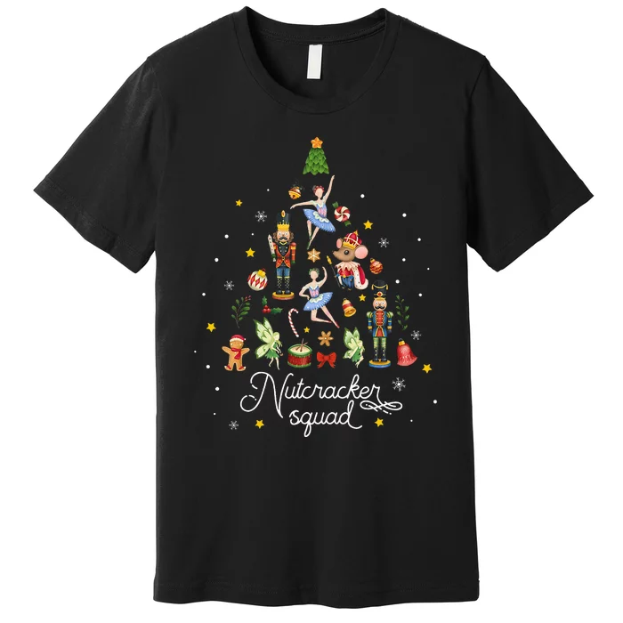 Christmas Nutcracker Squad Ballet Dance Premium T-Shirt