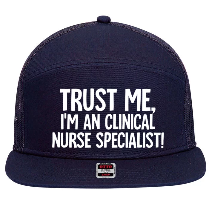 Clinical Nurse Specialist Meaningful Gift 7 Panel Mesh Trucker Snapback Hat