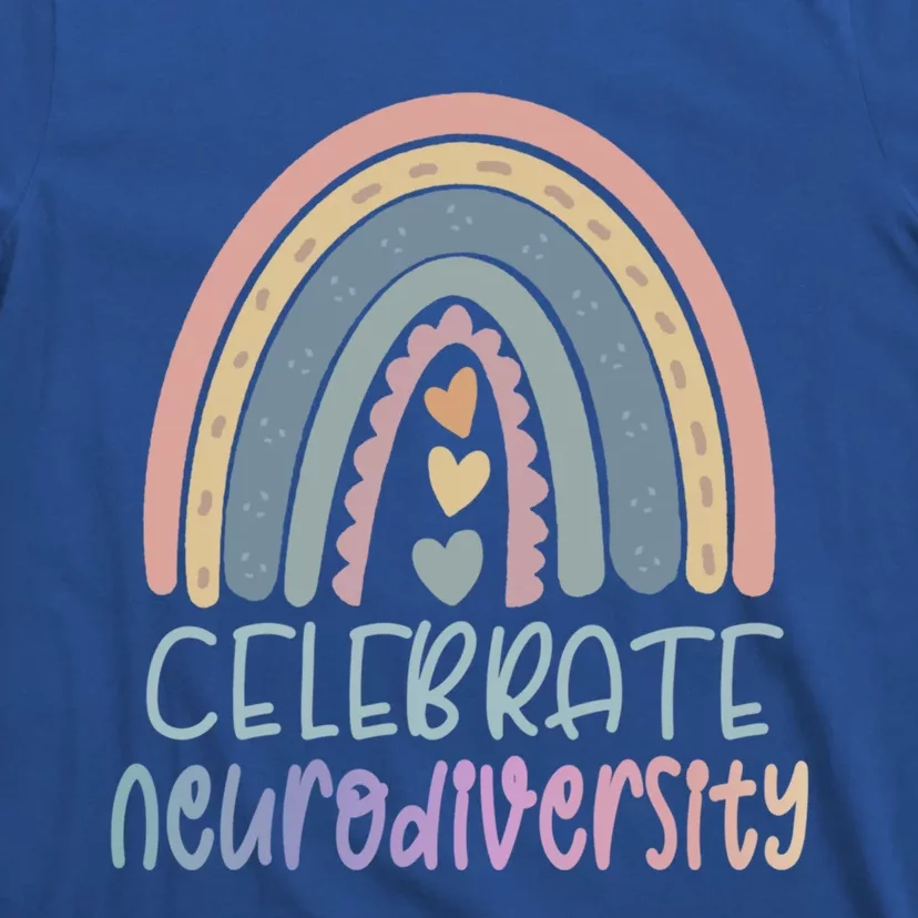 Celebrate Neurodiversity Tal Health Autism Awareness Gift T-Shirt