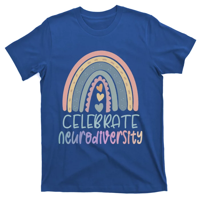 Celebrate Neurodiversity Tal Health Autism Awareness Gift T-Shirt