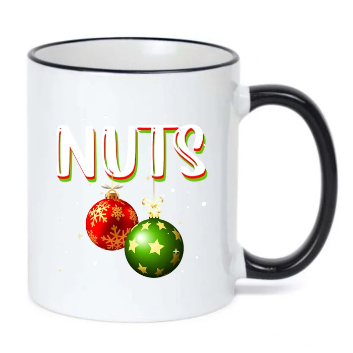 Chest Nuts Tee Christmas Matching Couples Chestnuts Xmas Great Gift Black Color Changing Mug