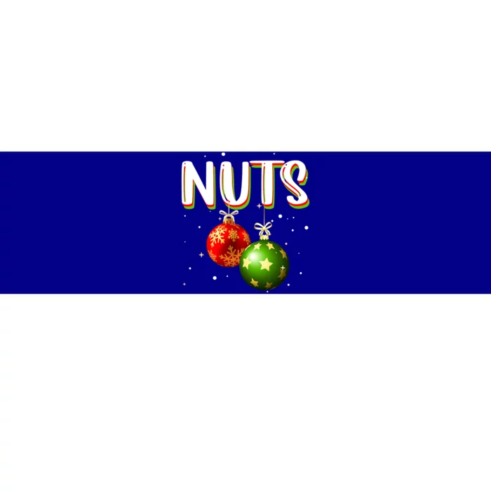 Chest Nuts Tee Christmas Matching Couples Chestnuts Xmas Great Gift Bumper Sticker