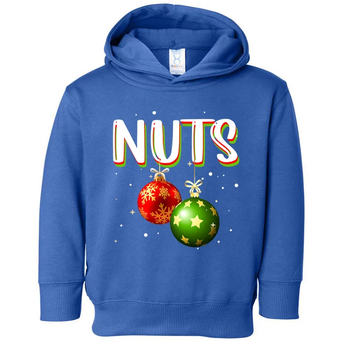 Chest Nuts Tee Christmas Matching Couples Chestnuts Xmas Great Gift Toddler Hoodie