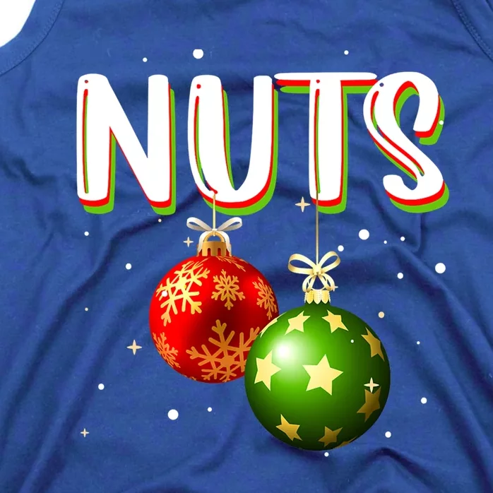 Chest Nuts Tee Christmas Matching Couples Chestnuts Xmas Great Gift Tank Top