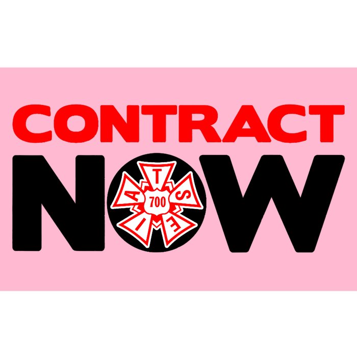 Contract Now Trendy Design Bumper Sticker