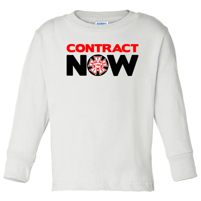 Contract Now Trendy Design Toddler Long Sleeve Shirt