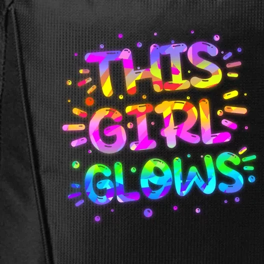 Cute Neon This Girl Glows City Backpack