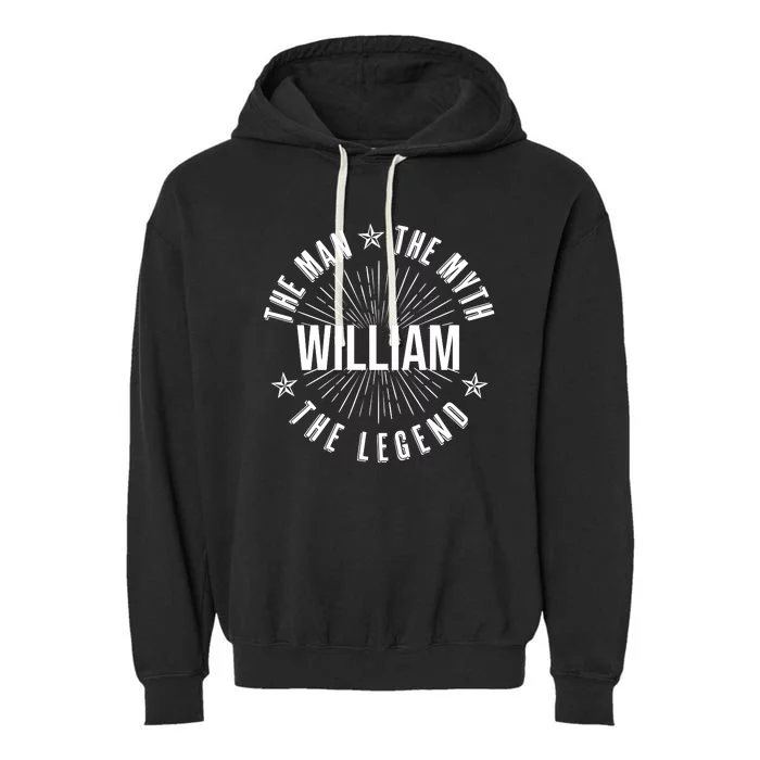 Custom Name The Man The Myth The Legend Garment-Dyed Fleece Hoodie