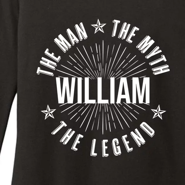 Custom Name The Man The Myth The Legend Womens CVC Long Sleeve Shirt