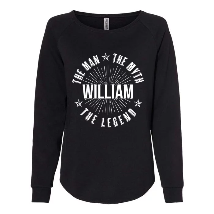 Custom Name The Man The Myth The Legend Womens California Wash Sweatshirt