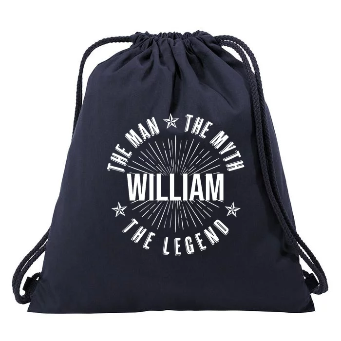 Custom Name The Man The Myth The Legend Drawstring Bag