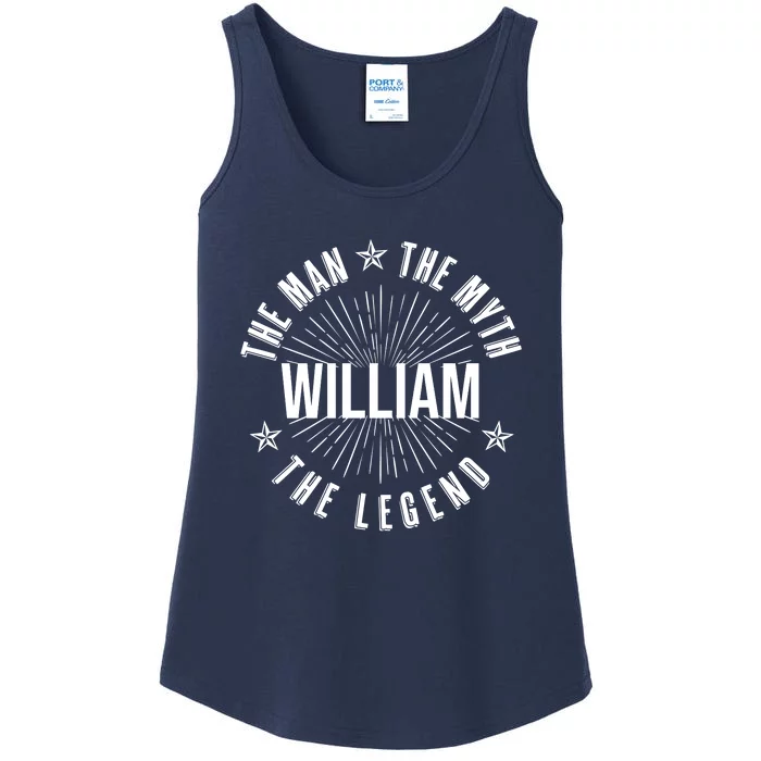 Custom Name The Man The Myth The Legend Ladies Essential Tank